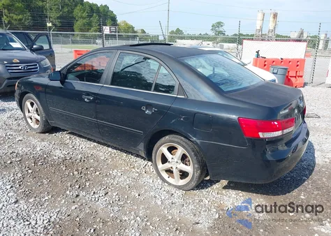2007 Hyundai Sonata Gls из США, поврежденный, VIN 5NPET46C87H221350